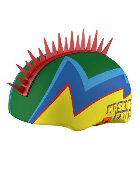 MOHAWK KASK KILIFI, DEĞİŞTİRİLEBİLİR PLASTİK MOHAWK AKSESUARLI Snowboard Kayak Bisiklet Kask Kılıfı ürün görseli 1