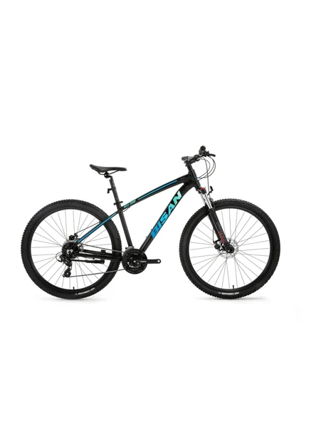 Bisan MTX 7200 29 Jant 24 Vites MD Mat Siyah Mavi Dağ Bisikleti 48 Kadro ürün görseli 1