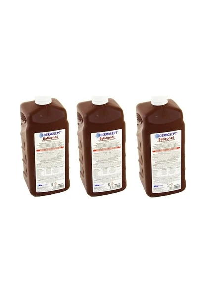Dermosept Baticon Batikon Baticonol Antiseptik 1000 ML 3 Adet ürün görseli 1