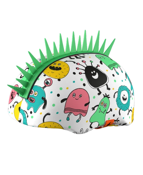 MOHAWK KASK KILIFI, DEĞİŞTİRİLEBİLİR PLASTİK MOHAWK AKSESUARLI Snowboard Kayak Bisiklet Kask Kılıfı ürün görseli 1