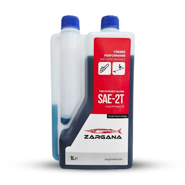 Zargana 2T10 Pro Benzin Karışım Yağı İki Zamanlı 1 Litre Ölçekli Mavi ürün görseli 1