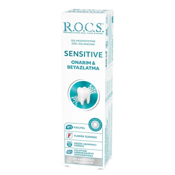 Rocs Sensitive Repair Whitening Diş Macunu 75 ml ürün görseli 1