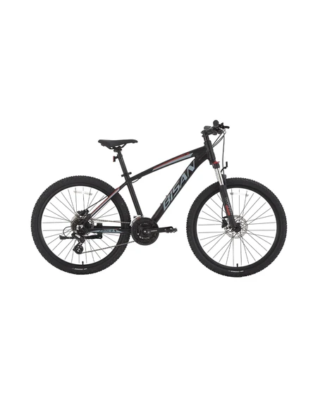 Bisan MTX 7300 27.5 Jant 24 Vites HD Mat Siyah Gri Dağ Bisikleti 43 Kadro ürün görseli 1