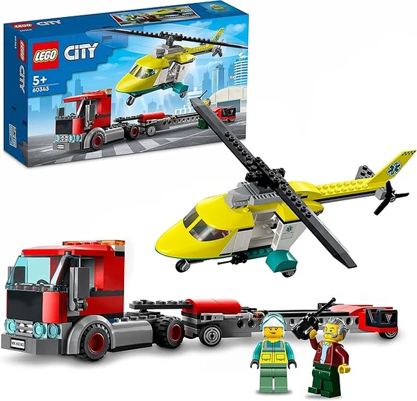 LEGO 60343 City Kurtarma Helikopteri Nakliyesi ürün görseli 1