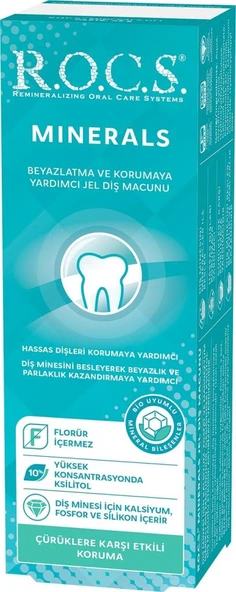 Rocs Minerals Jel Diş Macunu 35 ml - Resim 3