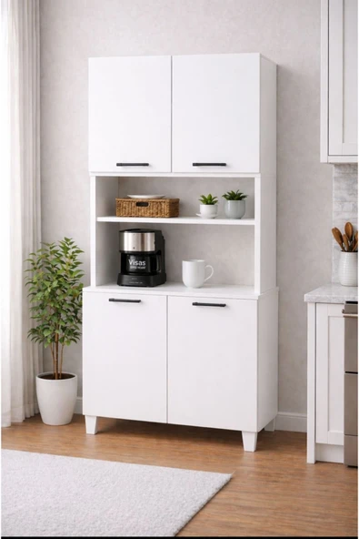 LALE 207 CM ÇOK AMAÇLI DOLAP BEYAZ ürün görseli 1