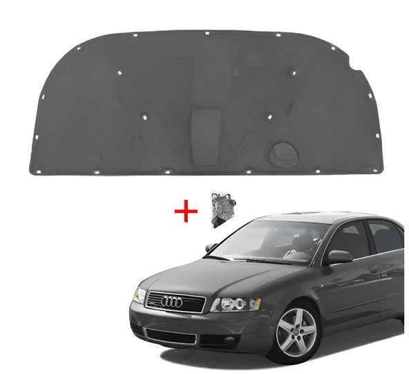 Audi A4 2001-2005 Motor Kaput Keçesi Klipsli 8E0863825AF ürün görseli 1