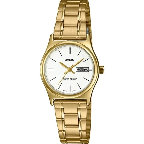 Casio LTP-V006G-7BUDF Quartz Çelik Altın Rengi Beyaz Kadran 25 mm Kadın Kol Saati ürün görseli 1