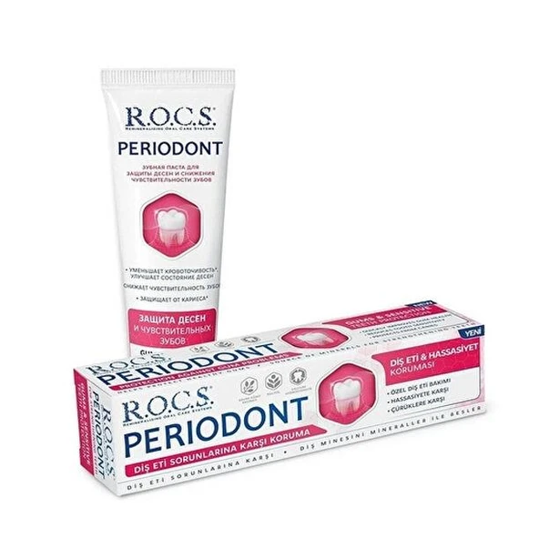 Rocs Periodont Dişeti Bakımına Özel Diş Macunu 75 ml ürün görseli 1