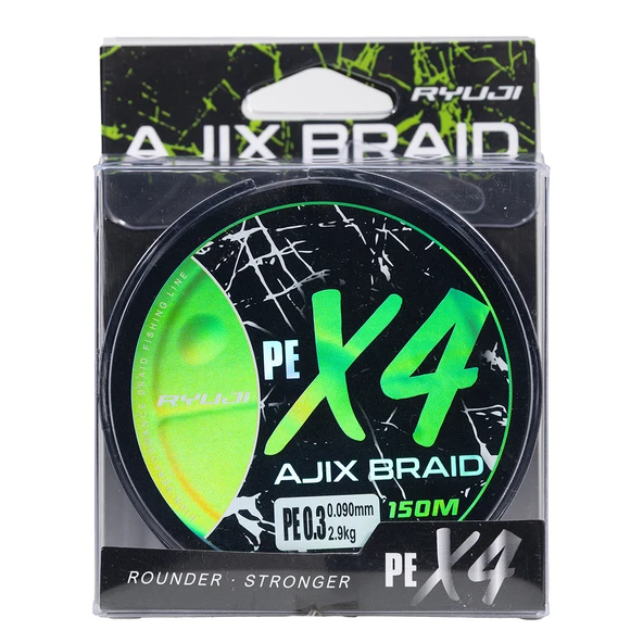Ryuji Ajix Braid 4x 150 Mt 0.2PE-0.08mm Lrf İp Misina ürün görseli 1