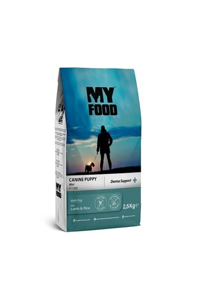 My Food Kuzulu&Pirinçli Yavru Küçük Irk Köpek Maması Derma Support 2,5 Kg ürün görseli 1