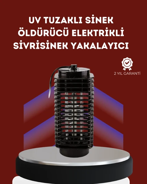 Uzun Ömürlü Elektrikli Sivrisinek Katili – Sessiz Çalışma, Güçlü Performans ürün görseli 1