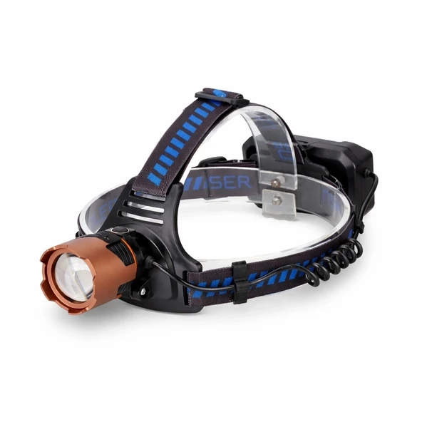 Bedotech Bd-49 10w Tg Led Alüminyum Alaşımlı Zoomlu Type-c Şarjlı Kafa Feneri ürün görseli 1