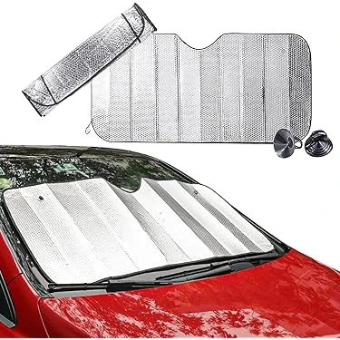 Araç Ön Cam Katlanabilir Güneşlik Isı Yansıma Önleyici Dacia Duster Honda Civic Ford Focus Skoda Superb ürün görseli 1