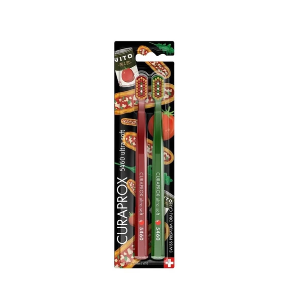 Curaprox CS 5460 Duo Pizza Edition Diş Fırçası 2'li ürün görseli 1