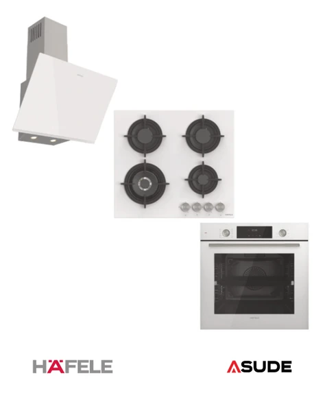 Hafele Orion Ankastre Set Beyaz ürün görseli 1