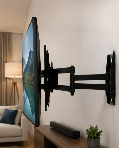 27 55 İnç Hareketli Tv Askı Atı Duvara Monte Tv Taşıyıcı ürün görseli 1