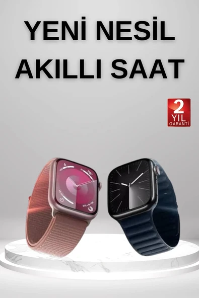 Akıllı Saat İos Andorid Destekli Arama Özeliği Sensörlü Bluetooth Bağlantılı ürün görseli 1