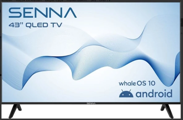 SENNA 43WF7500FQ 43'' 109 Ekran Uydu Alıcılı Full HD QLED Google TV ürün görseli 1