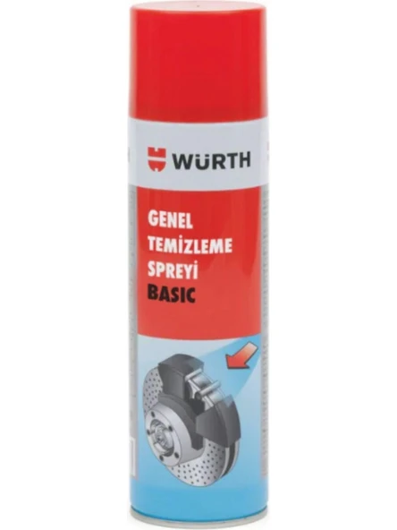 Genel Temizleme Spreyi 500 ML Würth (Balata Sprey) ürün görseli 1