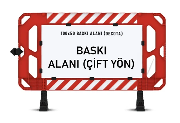 Baskılı Yönlendirme Güvenlik Bariyeri Çift Yön Dekota Üzerine Dijital Baskı ürün görseli 1