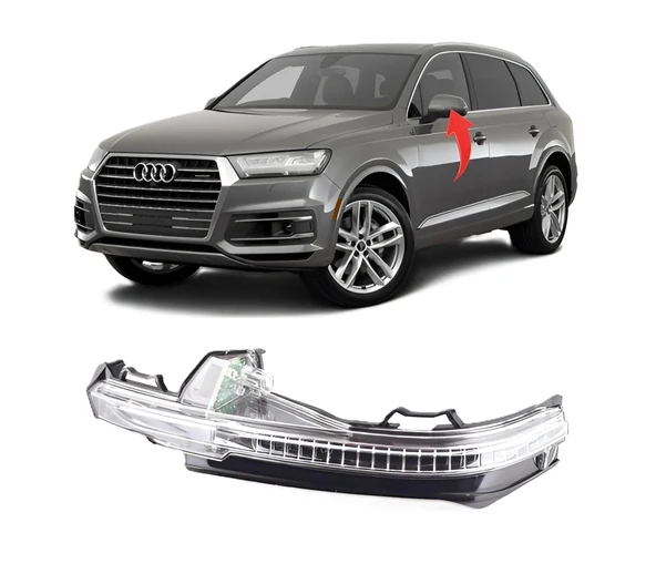 Audi Q7 2017 Sonrası Sol Ayna Sinyali 4M0949101A ürün görseli 1