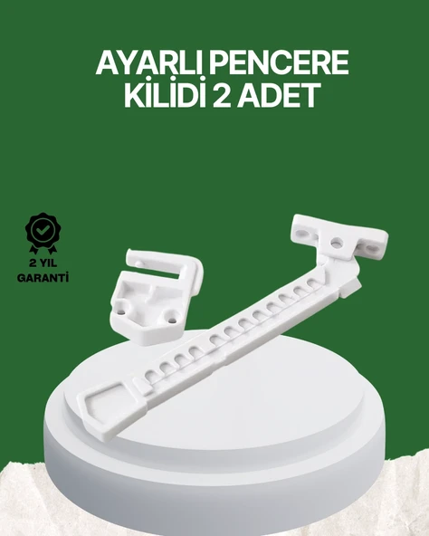 Çocuk Ve Evcil Hayvanlar İçin Pencere Emniyet Kilidi 2 Adet ürün görseli 1
