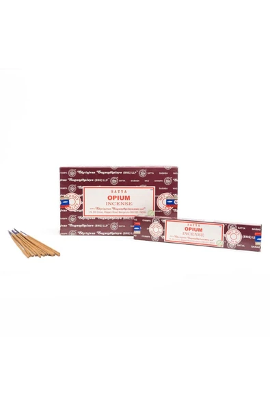 SATYA TÜTSÜ Opium Masala Çubuk Tütsü Doğal bir yapıdadır, yalnızca doğal ve bitkisel içerikler kullanılarak imal edilir. ürün görseli 1