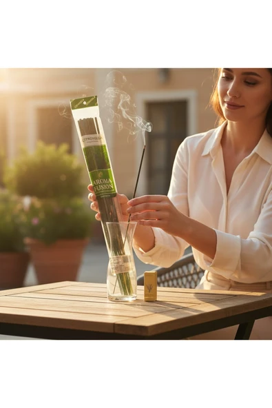 Darshan LİMONOTU AROMALI 50 CM 10 ADET TÜTSÜ VE 1 ADET ESANS (LIMONOTU) ürün görseli 1
