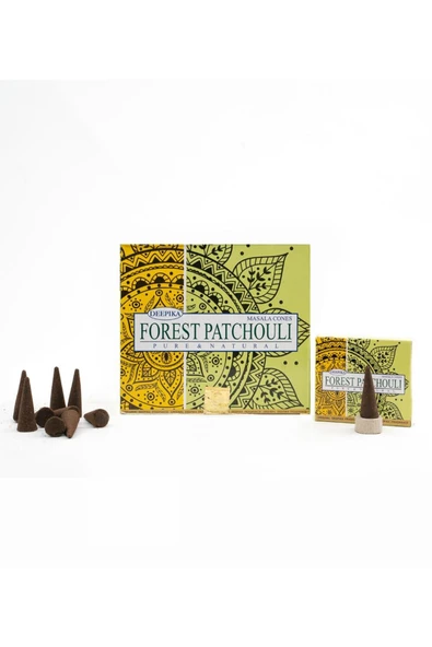 DEEPIKA TÜTSÜ Forest Patchouli Aromalı Konik Tütsü ürün görseli 1