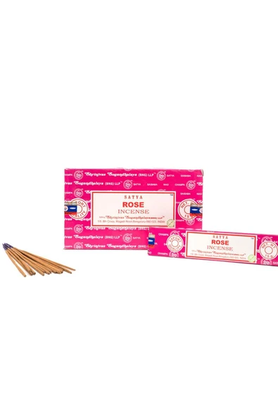 SATYA TÜTSÜ Satya Rose Masala Tütsü El yapımı tütsülerdir ve tamamen doğal içeriklerden üretilirler ürün görseli 1