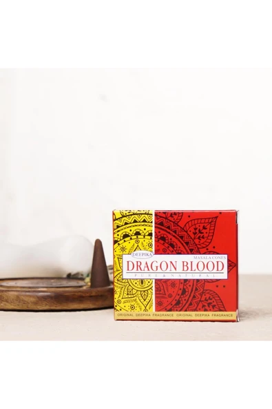DEEPIKA TÜTSÜ Dragon Blood Aromalı Konik Tütsü ürün görseli 1
