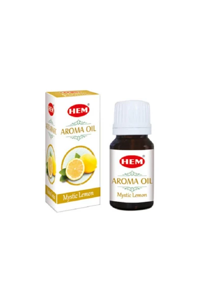 Hem Buhur Koku Yağıdır % 100 Bitkisel. Mystıc Lemon Aroma Oil 10Ml ürün görseli 1
