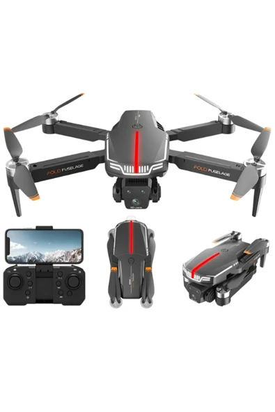 FOLD C13S UFO Wi-Fi Cam Drone – 4K Kamera, LED Işıklı Fırçasız Motorlu Drone ürün görseli 1