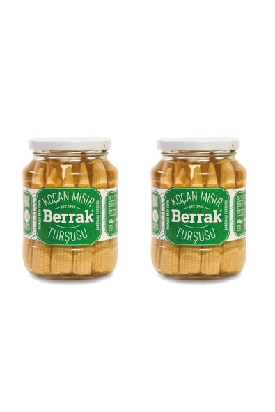 Berrak Mısır Koçanı Turşusu 340 Gram X 2 Adet ürün görseli 1