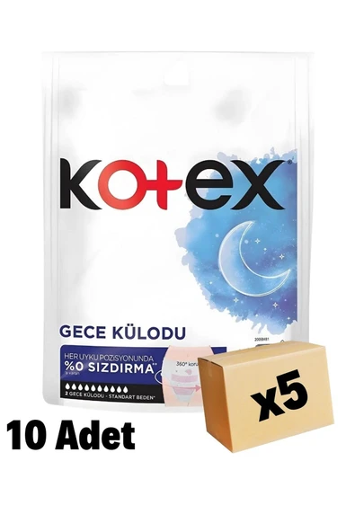 Regl Gece Külodu 2'li 5 Paket ürün görseli 1