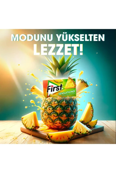 First Sensations Tropikal Meyve Aromalı Sakız 27 gr - 12 Adet ürün görseli 1