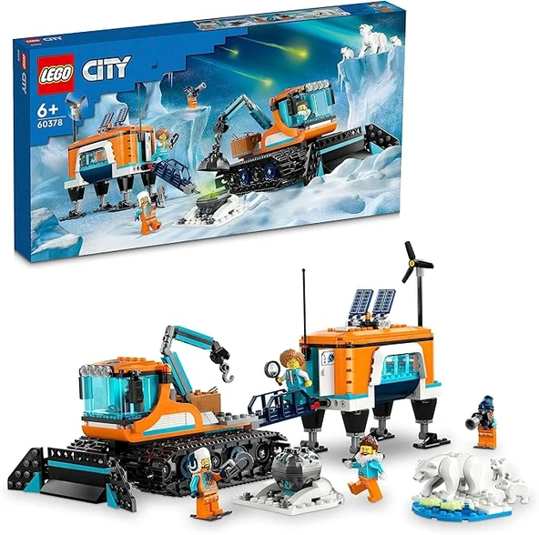 LEGO City 60378 Kutup Keşif Kamyonu ve Mobil Laboratuvarı ürün görseli 1