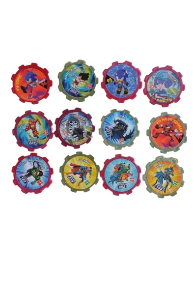 Toys 100 Adet Tam Kutu Taso Sevilen Karakterler(Sonıc Clash Royal Superman Batman The Flash Wonder Woman) ürün görseli 1