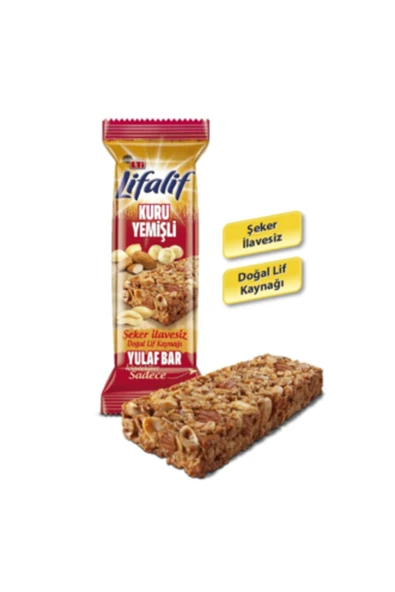 MyClean Lifalif Kuru Yemişli Yulaf Bar 35 gr ( 2 ADET ) ürün görseli 1