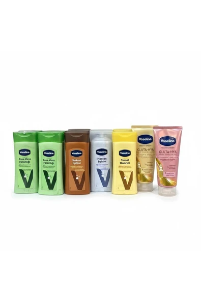 MyClean Vazelin Çeşitleri 5 Çeşit Aloevera,Kakao,Hassas,Temel,Gluta-hya ürün görseli 1