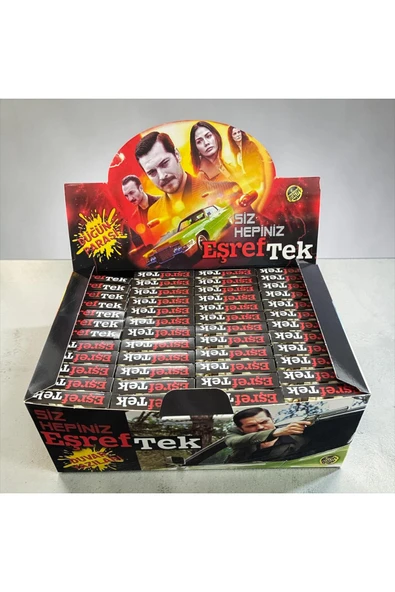 MyClean Siz Hepiniz Eşref Tek Kartlar Duvar Yazısı Sticker Para 24 adet Mini Kutu ürün görseli 1
