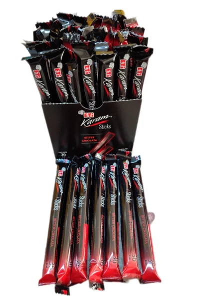 Eti sticks bitter çikolata kahve yanı mükemmel tad 7 Gr x 30 adet ürün görseli 1