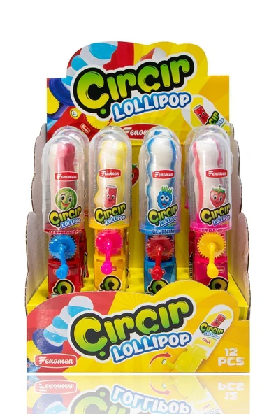 fenomen Çırçır Lolipop Şeker 12 Adet ürün görseli 1