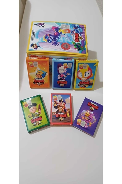 BRAWL Stars Yeni Seri Yeni Kart -- 6 Mini Kutu ürün görseli 1