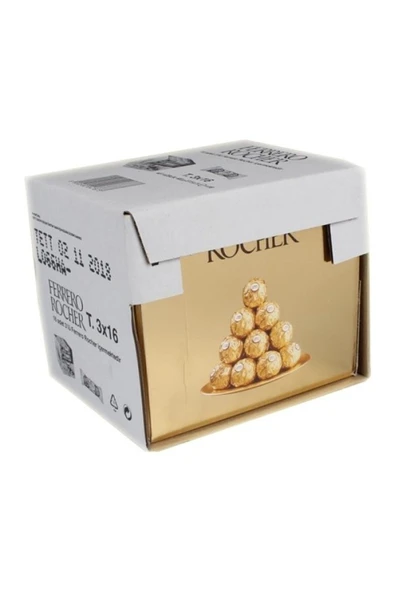 Ferrero Rocher 3'lü 37.5 Gr X 16'lı ürün görseli 1