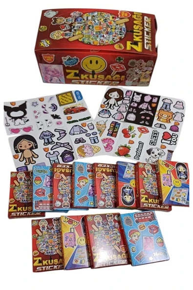 Toys Z Kuşağı Sticker  12 Adet mini Kutu ürün görseli 1