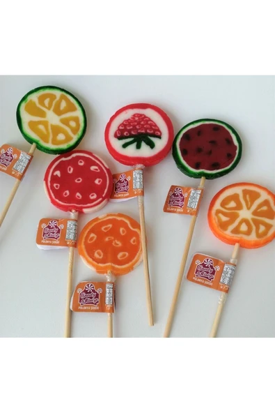 Candy Alaiye Polonya Mini Lolipop Şeker 10 Adet - Resim 2