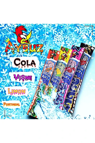 MyClean 90 Lar Nostaljik Aybuz karışık meyve Aromalı Buz Dondurma (10 Adet) ürün görseli 1