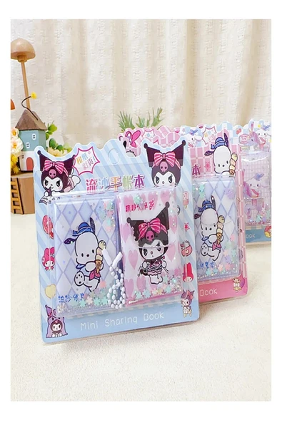 ÖZ KIRTASİYE Sanrio Kuromi Mini Stıcker'lı Sulu Defter 1 Paket (Pakette 2 Adet Vardır) ürün görseli 1